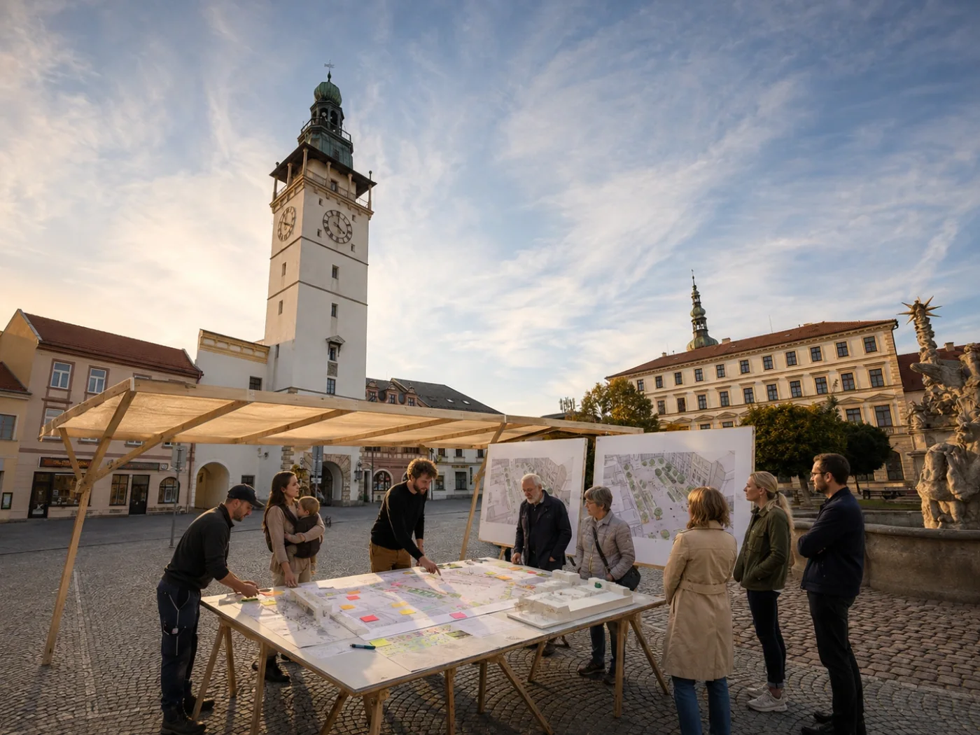 Vizualizace záměru: Lidé u projektů od začátku