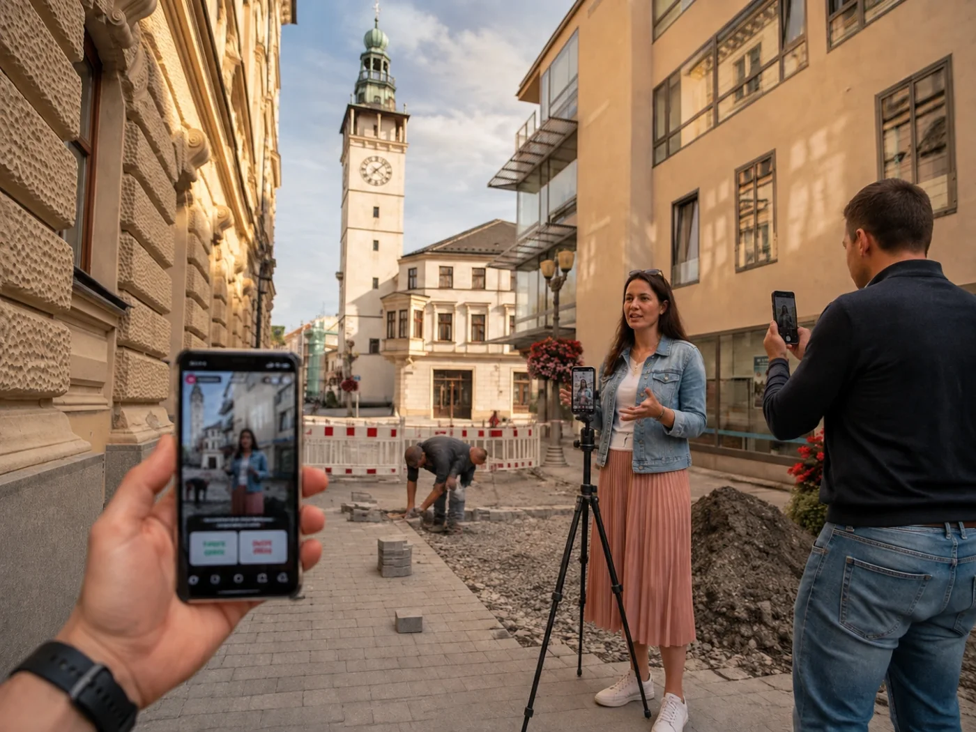 Vizualizace záměru: Město na sociálních sítích